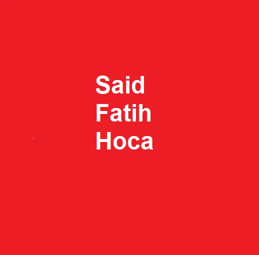 Said Fatih Hoca
