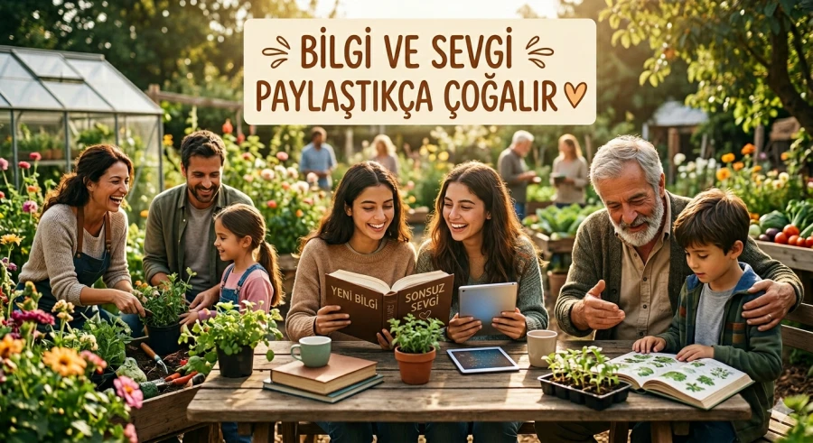 Bilgi ve sevgi paylaştıkça artar